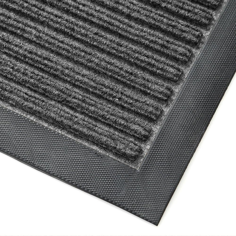 Tapis de porte à nervures pour l'intérieur et l'extérieur