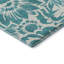 Tapis bleu sarcelle lavable à la machine de qualité supérieure 5 pi x 7 pi 6 po Cerrito AMF551-103998056