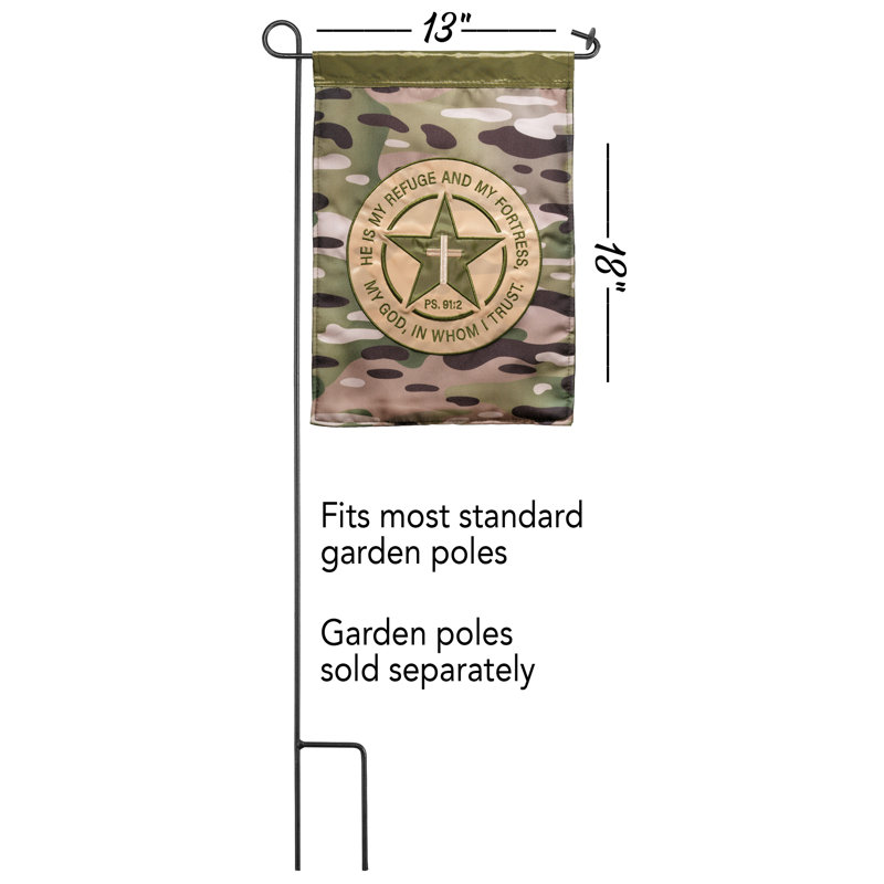 Double Sided 18'' H x 13'' W Polyester Garden Flag