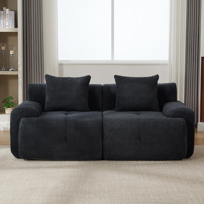Canapé modulaire pour causeuse Loveseat, Black