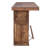 Solid Wood Bar with Iron Footrail-546489527