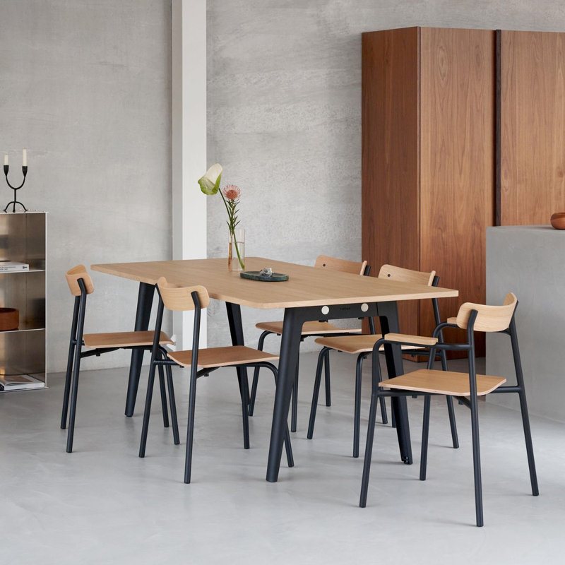Etude Dining Side Chair, Graphite Black