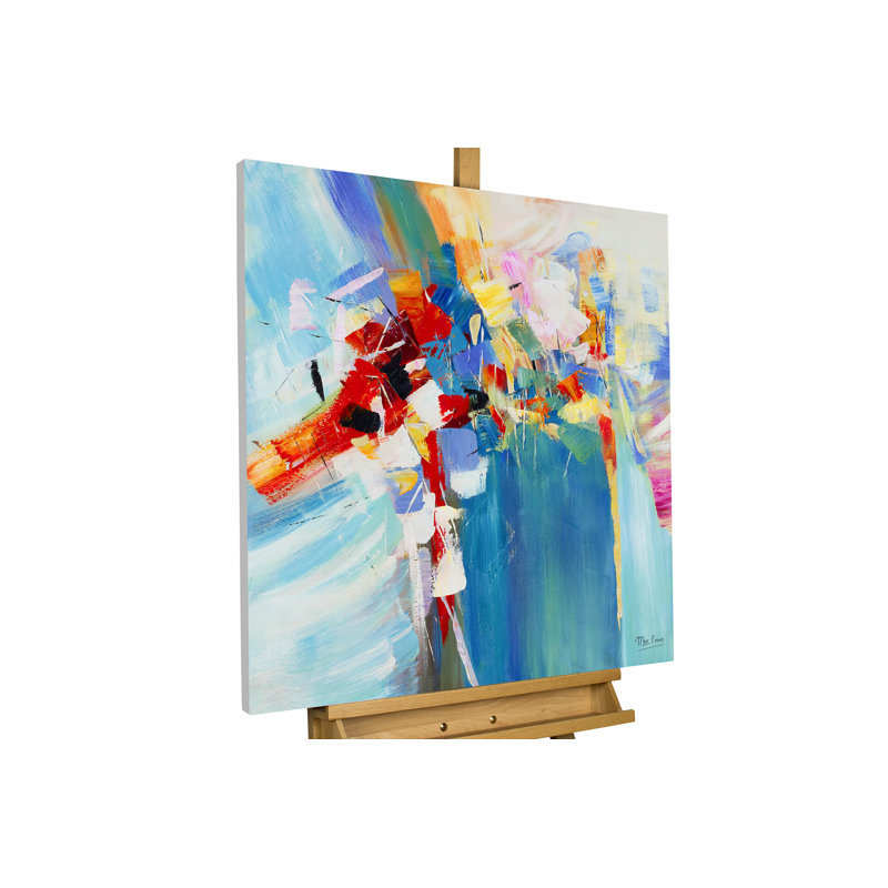 Hand -painted acrylic painting Somewhere in Wonderland