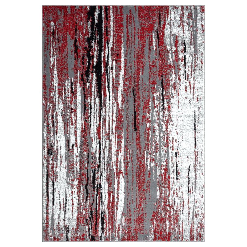 Tapis gris Asier, Rectangle 7 pi 9 po x 10 pi 2 po