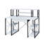 Bureau d'écriture polyvalent et moderne avec une construction robuste et beaucoup de rangement-1838003905