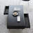 Retro design simple black solid wood coffee table