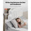 Bed Wedge Pillow for Headboard 60"x10"x6" Bed Gap Filler Fill 0-7" Gap