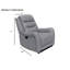 Fauteuil inclinable manuel en mousse haute densité