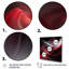 Abstraction contemplative rouge et noire - impression-88520230-88520231