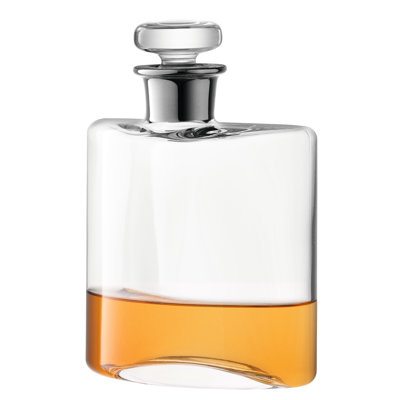 Flask Glass Whiskey Decanter