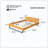 Bed Frame For Bedroom Decoration And Daily Use-371438764