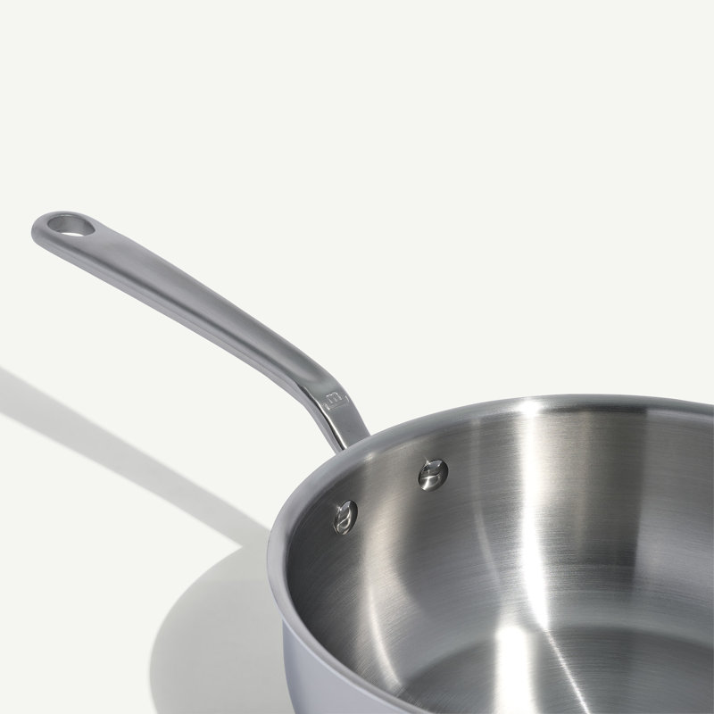 Stainless Clad 3 qt. Saucier with Lid, 3.2 Qt.