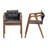 17.9'' H Tufted Faux Leather Upholstered Armchair-718519013