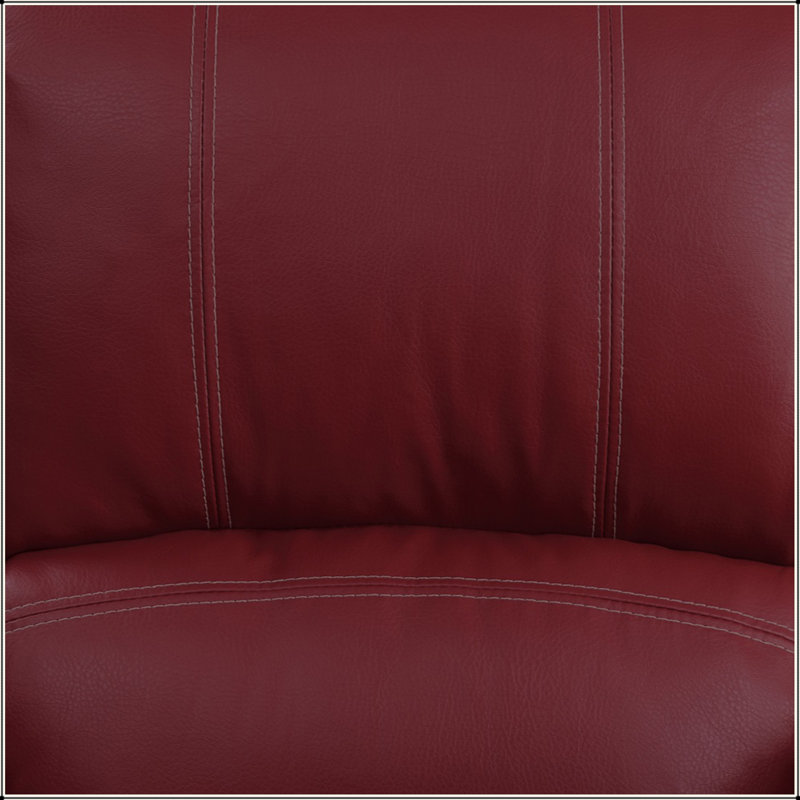 Fauteuil inclinable berçant en cuir synthétique