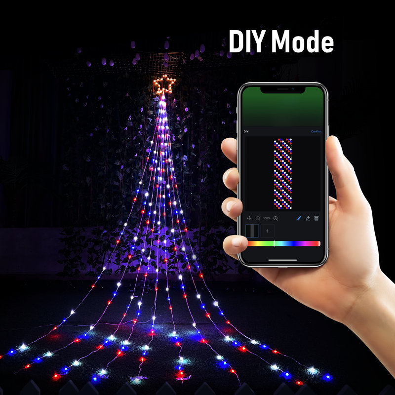 LED Twinkle Icicle Lights