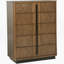 Commode 5 tiroirs brun cendré