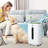 HomCom 50 Pints Tower Dehumidifier for Rooms up to 323 Cubic Feet