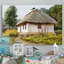 Vieux village champêtre Lanscape V - peinture sur toile-1565527567-1565527606