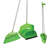 Adjustable Broom And Dustpan Set with Replaceable Head