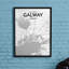 Galway City Map - No Frame Print-424255643