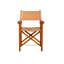Balago Leather Folding Chair, Brown