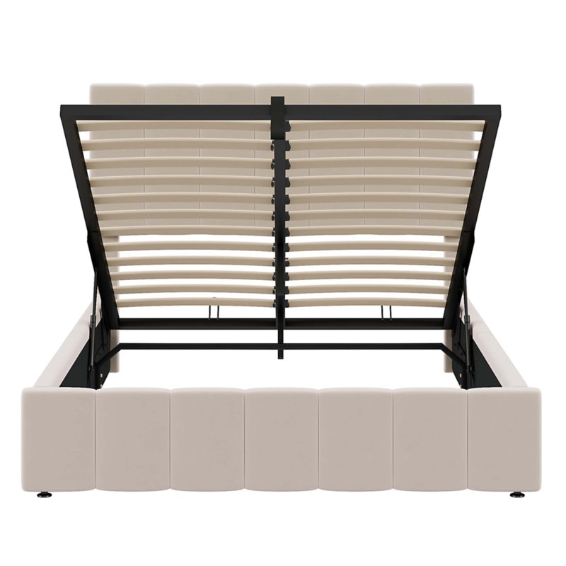 Full Size Upholstered Platform Bed