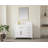 Maddison 42.31'' Free Standing Single Bathroom Vanity with Engineered Stone Top-96108709
