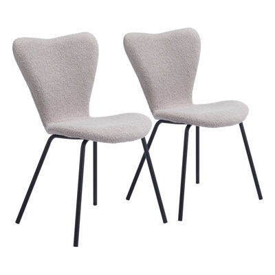 Thibideaux 18.5'' H Upholstered Stacking Side Chair