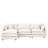 Modular Sectional Sofa, 102 Inch L Shaped Couch Set For Living Room, 3-Seater Comfy Cloud Couches With Movable Ottoman, DIY Combination, Chenille-2043825865