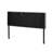 Modern King/ King Sized Headboard With Waffle Stitch And Piped Edges, Adjustable Height 48.5 - 53 In, Charcoal Grey Bed Part Contemporary Stitching-1858336556