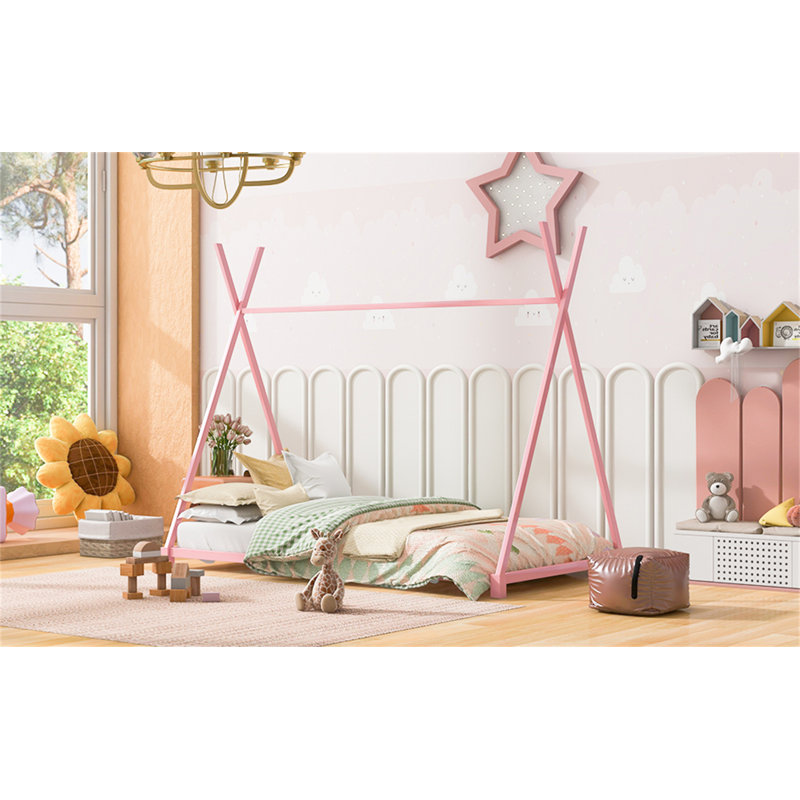 Lit plateforme House, Rose