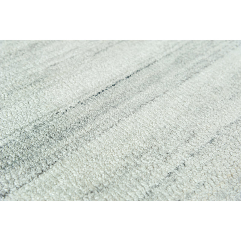Tapis beige touffeté à la main Lemanski, Rectangle 5 pi x 7 pi 6 po