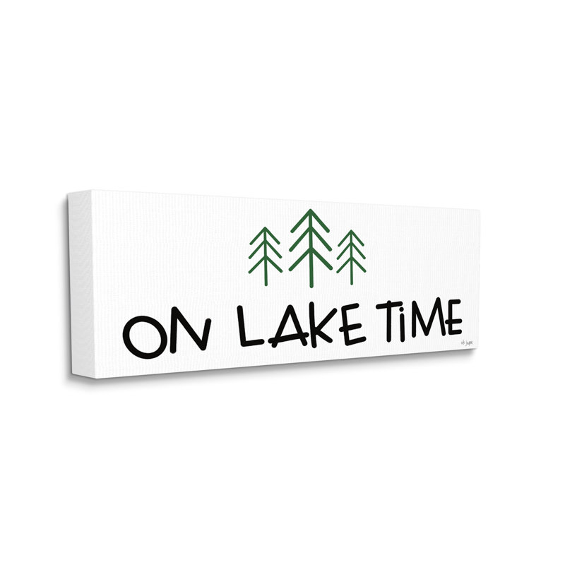 «On Lake Lake» par Jaxn, Toile tendue, L 24 po x H 10 po