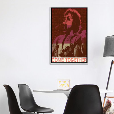John Lennon Rocker Red - Advertisements Print