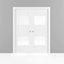 Portes blanches en verre givré Sete-58144893