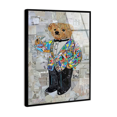 Katy Hirschfeld - High Class Elegance Tall Fashion and Glam Framed Acrylic Art by Oliver Gal