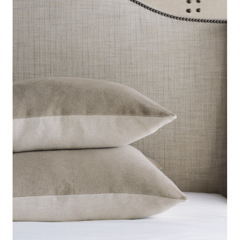 Hansel by De Medici Flannel Sham, Bisque, Euro