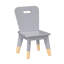 Ensemble de table et de chaises pour enfants, ensemble de 5 pièces à finition grise-392765991