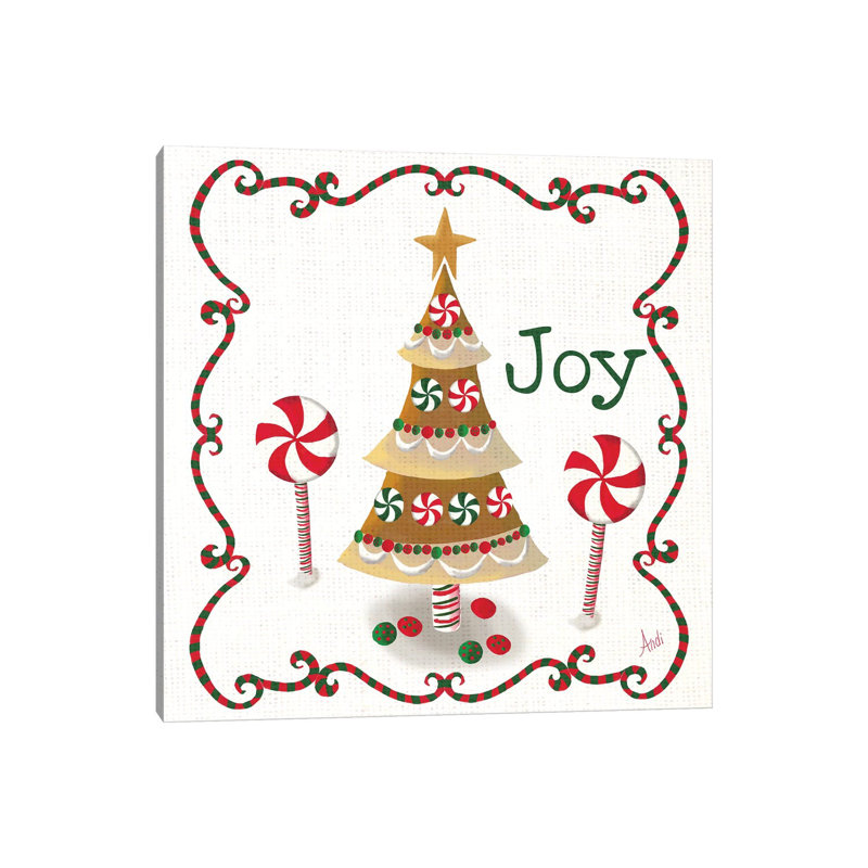 Gingerbread Forest III by Andi Metz - Wrapped Canvas Print, 93.98 cm H x 93.98 cm W x 1.91 cm D