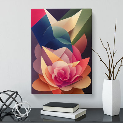 Rindel Floral Hypreprism - Wrapped Canvas