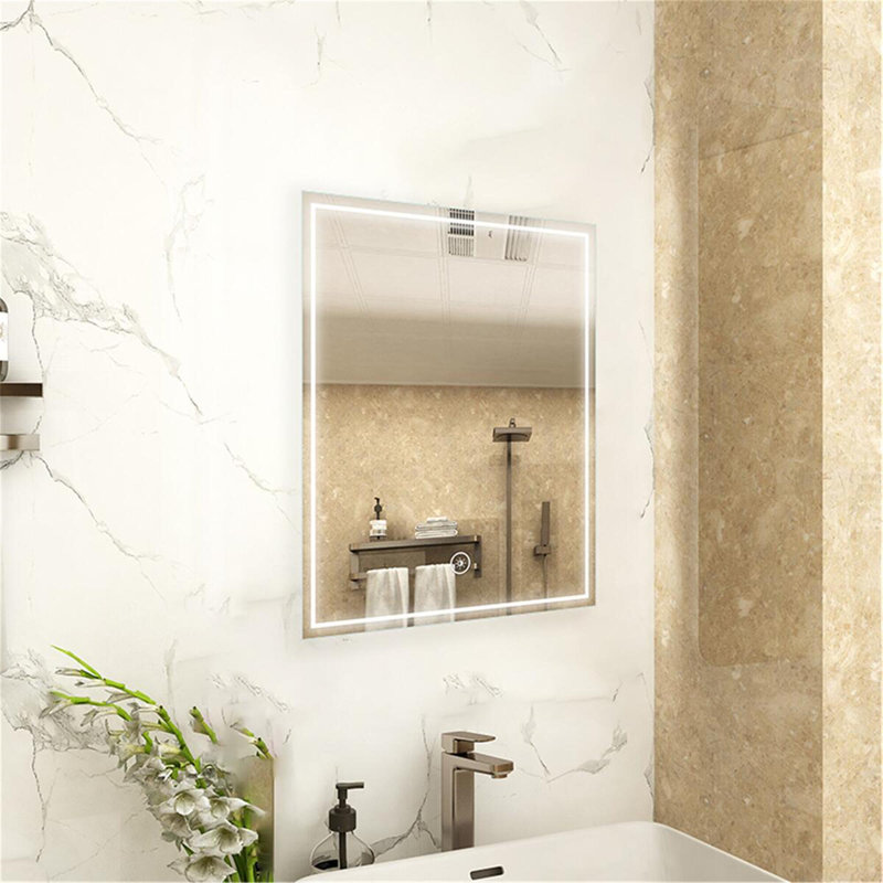 Miroir de salle de bain Kajetan, 31 po x 32 po