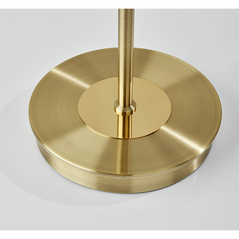 71'' Antique Brass Torchiere Floor Lamp