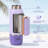 TYESO 40oz Insulated Water Bottle, Keep Cold 24H, Leak-Proof, Fits in Car Cup Holder, Stainless Steel Water Bottle for Sports, Travel, and School (Purple)-138807650