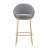 Celano Indoor Metal Upholstered Barstool (No Including  Table)