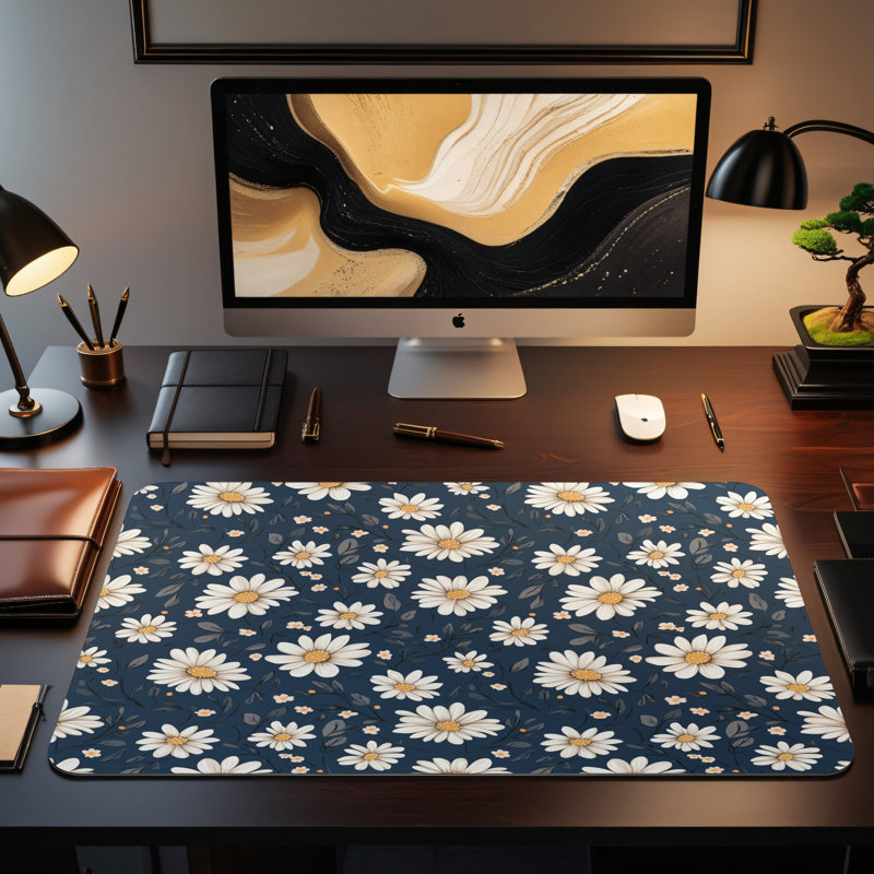 Polyester Desk Pad, 14.4x12.1