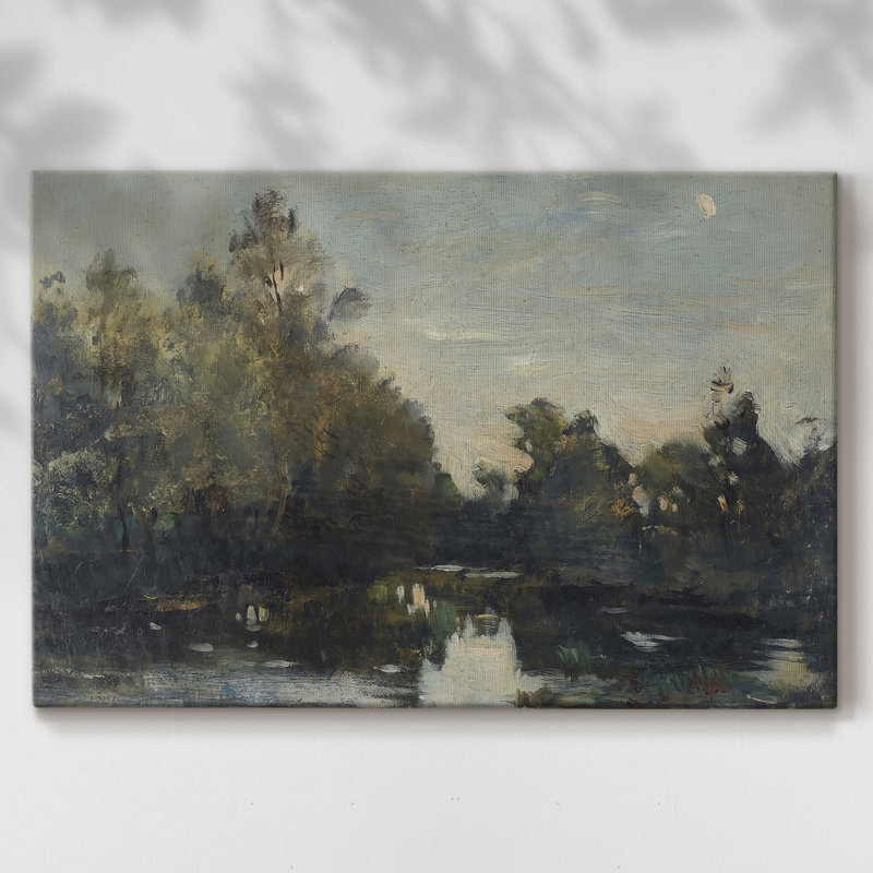 Paysages rétro-Cccxlviii - Cavas enveloppés de galerie, 8 x 12