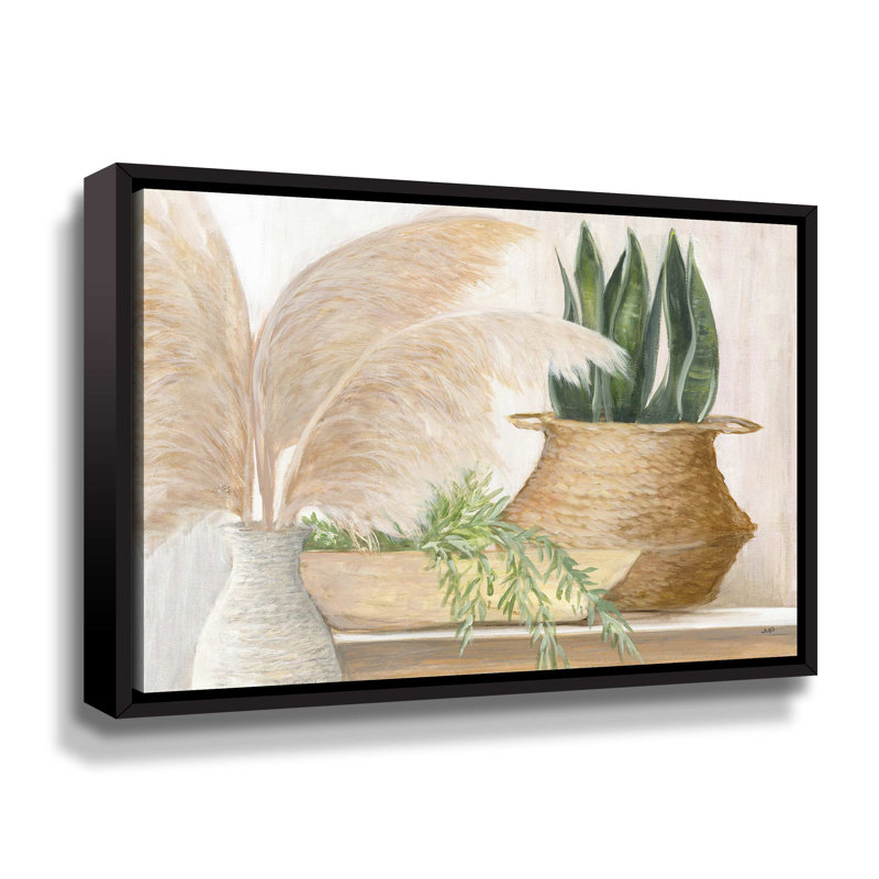  et vert - Impression sur toile, Cadre noir, H 14 po x l 18 po x P 2 po