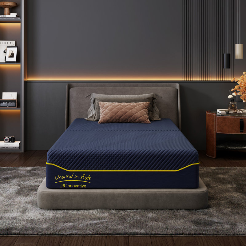 10 Inch Mattress King Size, Medium Cooling Gel Memory Foam Mattress In a Box, King, 10"