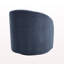 Fauteuil demi-tonneau pivotant Blue Boucle