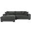 Contemporary Style Mirod Large Sectional Sofa with Thick Cushions, and Built-in Cup Holders & Charging Ports-1386134403